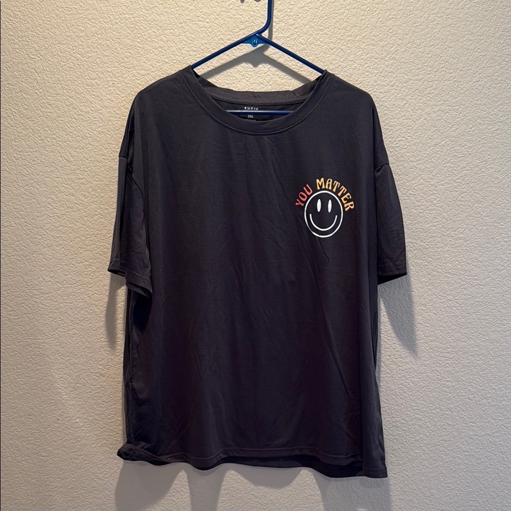 SHEIN Black Short Sleeve Tees Casual Cotton